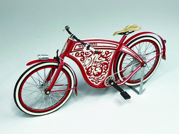 Classically decorated bicycle
